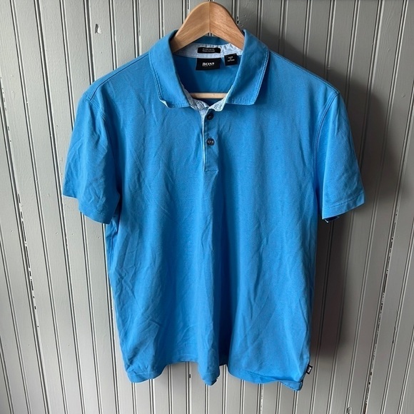 HUGO BOSS PREMIUM PIMA COTTON MENS POLO - SMALL - Picture 1 of 7